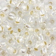 Miyuki rocailles Perlen 6/0 - Silverlined crystal 6-1